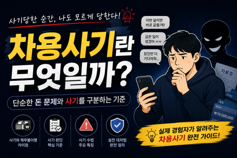 차용사기란 무엇일까?